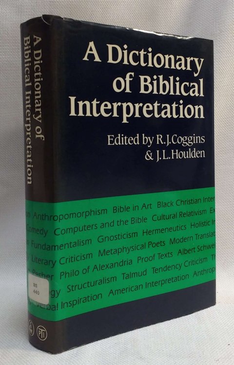 A Dictionary of Biblical Interpretation