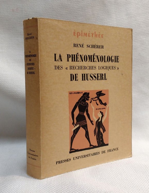 la phenomenologie des researches logiques de husserl