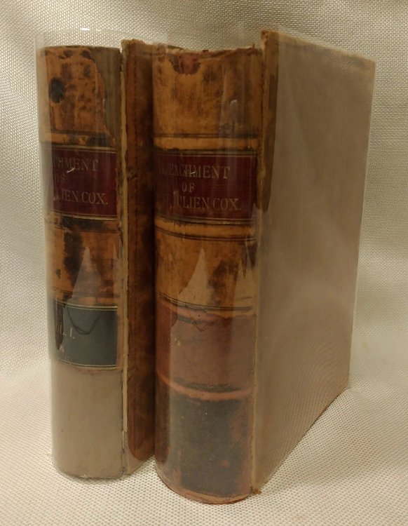 Journal of the Senate of Minnesota sitting as a high court of impeachment for the trial of Hon. E. St. Julien Cox judge of the Ninth Judicial District