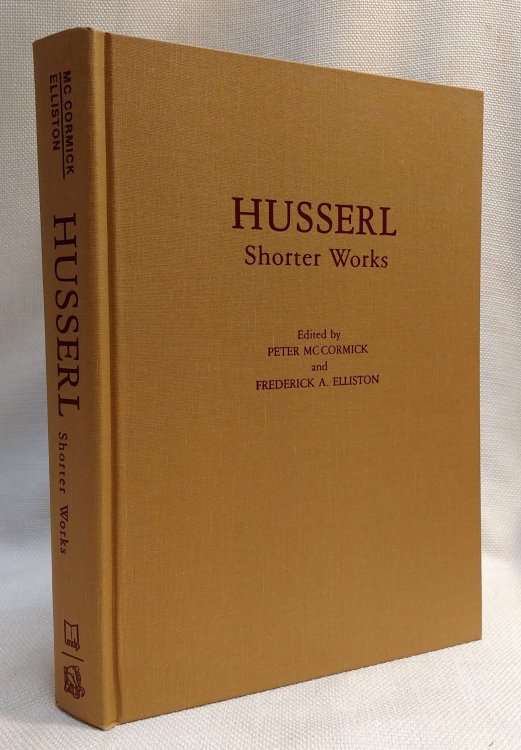 Image for Husserl: Shorter Works Husserl: Shorter Works