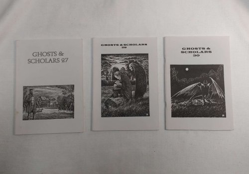Lot of Five M.R. James/Haunted Library Items] Ghosts & Scholars 27, 29, & 30, 