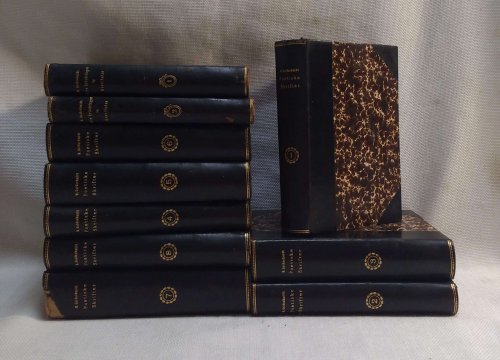 M. Goldschmidts POETISKE SKRIFTER udgivne af hans son [8 volumes, complete PLUS his Livs Erindringer og Resultater in 2 matching volumes]