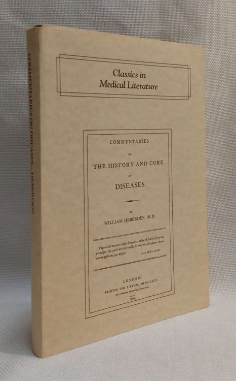 Commentaries on the History and Cure of Diseases