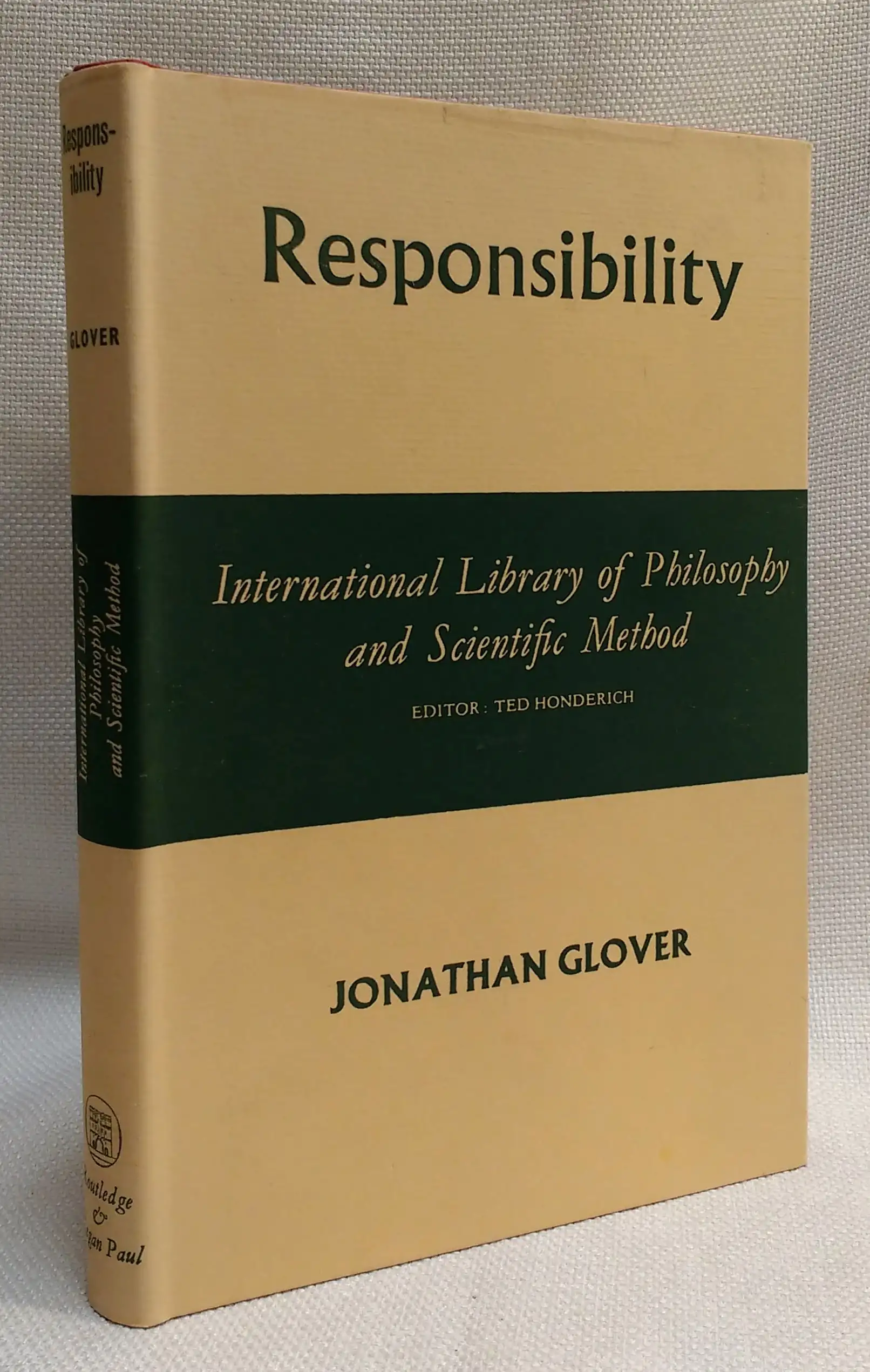 Responsibility (International library of philosophy and scientific method)