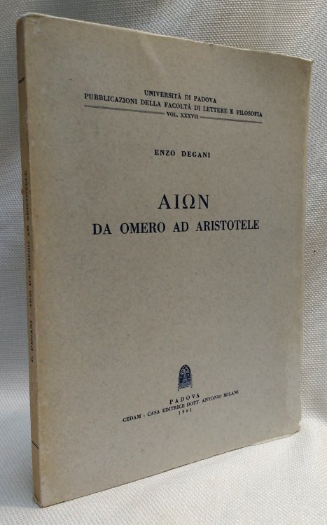 AION De Omero ad Aristotele [AION From Omer to Aristotle]