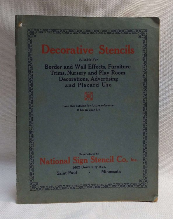 Decorative stencils (catalog) suitable for Border and Wall Effects, Furniture Trims, Nursery and Play Room Decorations, Advertising and Placard Use