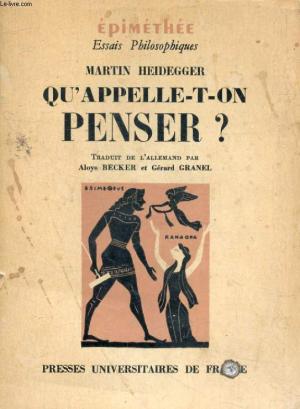 Qu'Appelle-T-On Penser