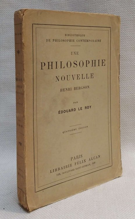 Une Philosophie Nouvelle Henri Bergson