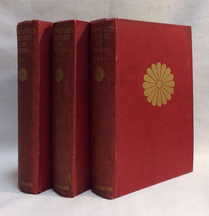 The History of Japan, Together with a Description of the Kingdom of Siam, 1690-92 [Three Volumes]
