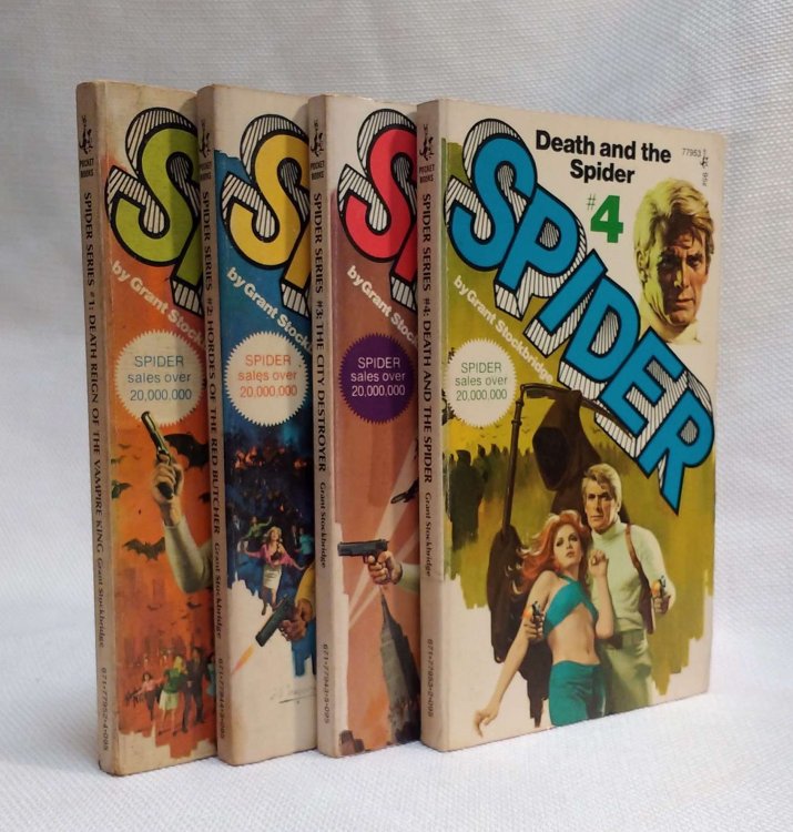 Spider Series #1-4 [#1: Death Reign of the Vampire King / #2: Hordes of the Red Butcher / #3: The City Destroyer / #4: Death and the Spider]