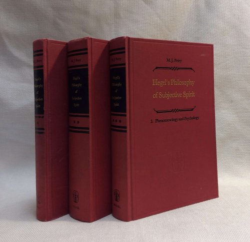 Hegel's Philosophy of Subjective Spirit (Vol. 1: Introductions / Vol. 2: Anthropology / Vol. 3: Phenomenology and Psychology) [Three Volumes]