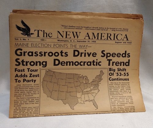 The New America: Vol. 1, Nos. 1-5 [1956 Presidential Election Newspaper]