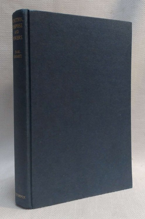 Function, Purpose and Powers: Some Concepts in the Study of Individuals and Societies