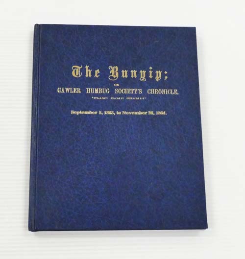 The Bunyip; or Gawler Humbug Society's Chronicle 