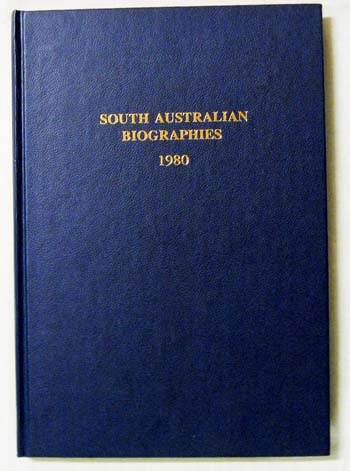 South Australian Biographies 1980
