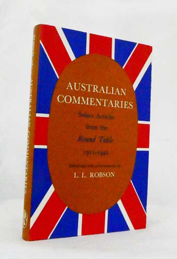 Australian Commentaries Select Articles from the Round Table 1911-1942