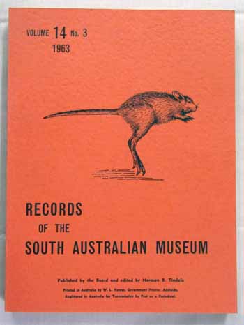 Records of the South Australian Museum Volume 14 No 3