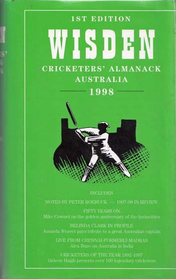 Wisden Cricketers' Almanack Australia 1998