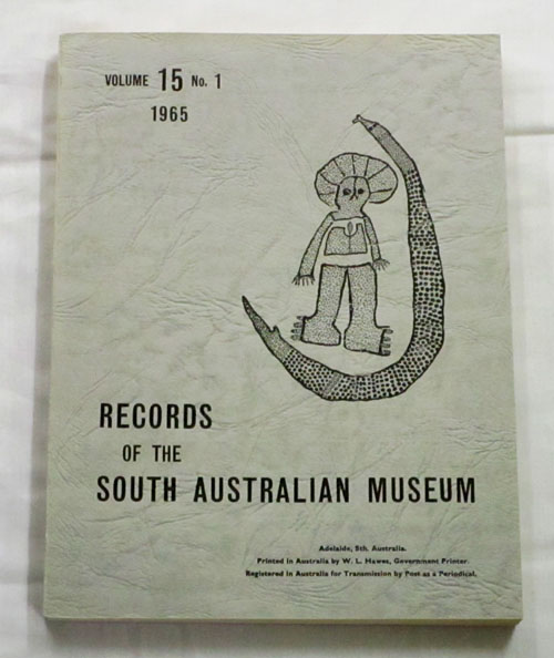 Records of the South Australian Museum Volume 15 No 1 1965