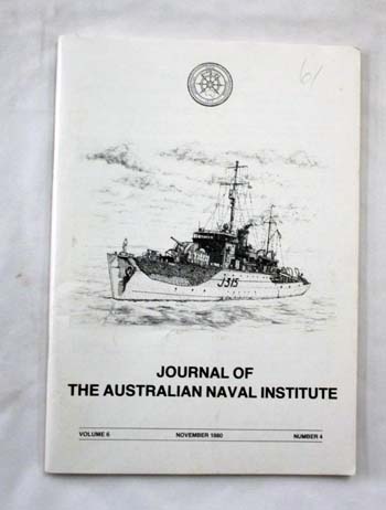 Journal of the Australian Naval Institute Volume 6 November 1980 Number 4