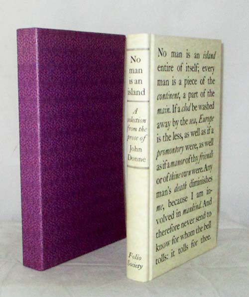 No Man is an Island. A Selection of the Prose of John Donne