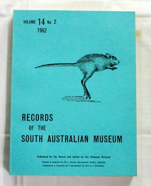 Records of the South Australian Museum Volume 14 No 2 1962
