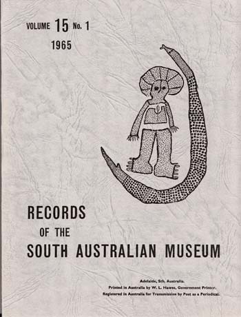 Records of the South Australian Museum Volume 15 No 1 1965