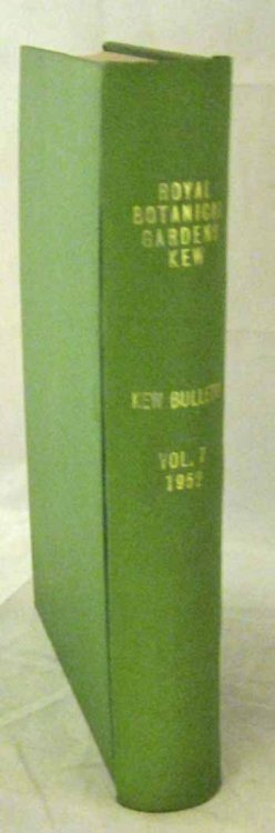 Kew Bulletin 1952 [Volume 7 Parts 1-4]