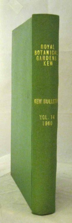 Kew Bulletin 1960 [Volume 14 Parts 1-3]