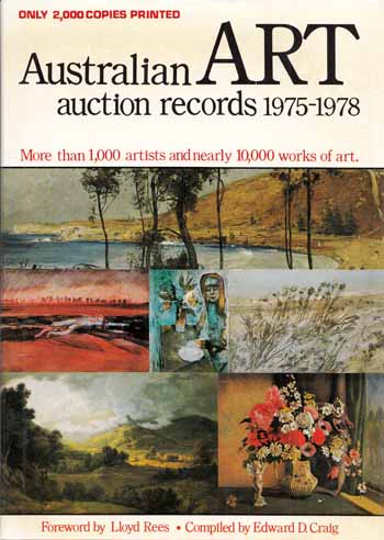 Australian Art Auction Records 1975-1978
