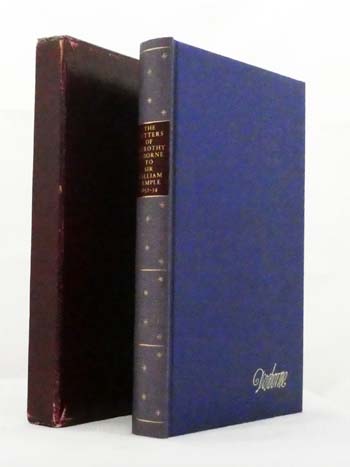 The Letters of Dorothy Osborne to Sir William Temple 1652-54