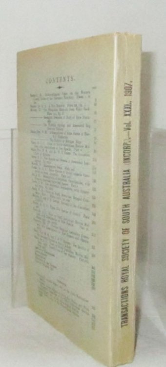 Anthropological Notes on the Western Coastal Tribes of the Northern Territory of South Australia Contained in Transactions and Proceedings and Report of the Royal Society of South Australia Vol XXXI