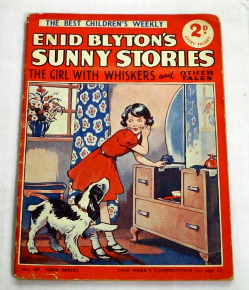 Enid Blyton's Sunny Stories The Girl with Whiskers and Other Tales No 187 (9 August 1940)