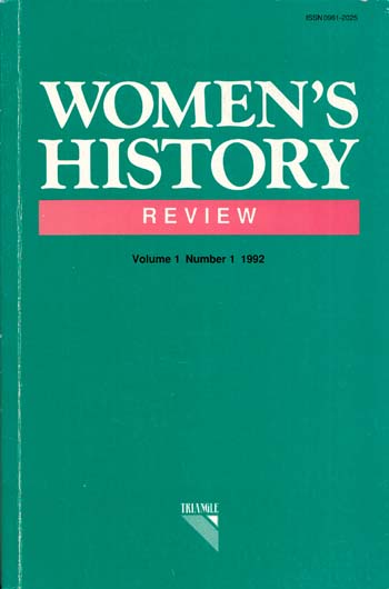 Women's History Review Volume 1 Number 1 1992