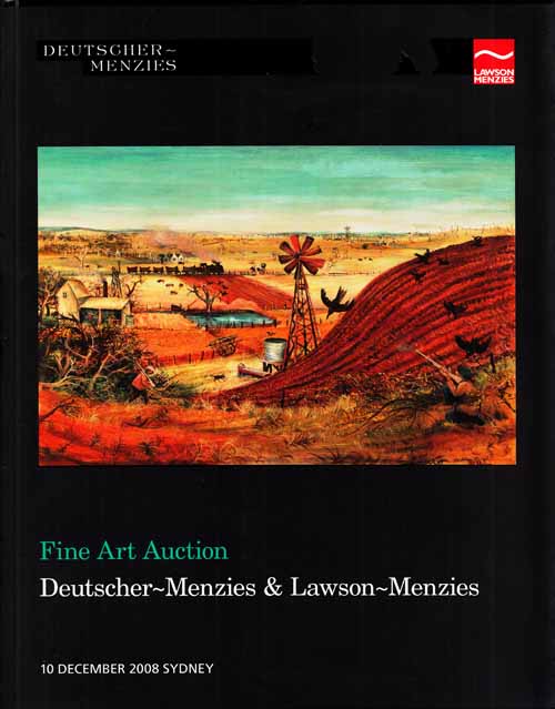 Fine Art Auction [Catalogue]. Auction held in Sydney on 10 December 2008