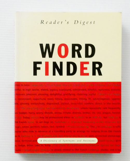 Word Finder Dictionary of Antonyms and Synonyms