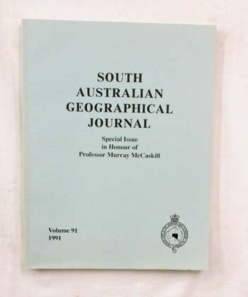 South Australian Geographical Journal Volume 91 1991