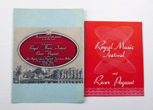 Royal Music Festival and River Pageant [Programme]