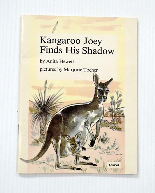 Kangaroo Joey Finds His Shadow