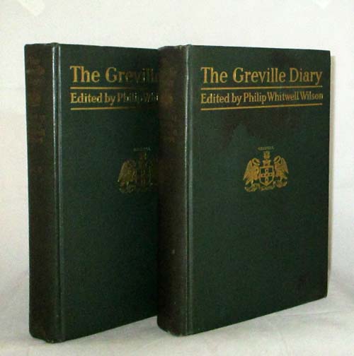 The Greville Diary Including Passages HithertoWithheld from Publication (Two Volumes)