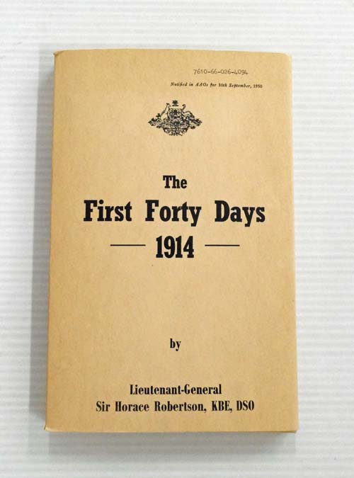 The First Forty Days 1914