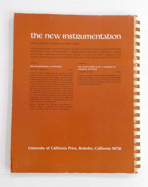 The Contemporary Contrabass (The New Instrumentation)