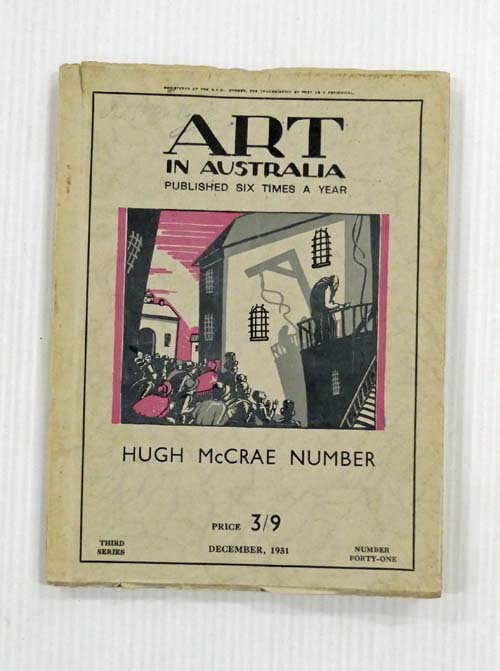 Hugh McCrae Number Illustrated by Adrian Feint [Art in Australia Third Series Number 41]