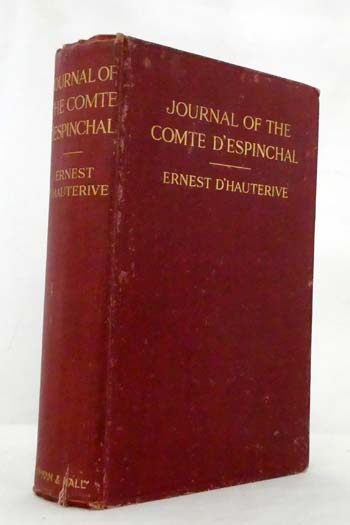 Image for Journal of The Comte D'Espinchal During The Emigration Journal of The Comte D'Espinchal During The Emigration