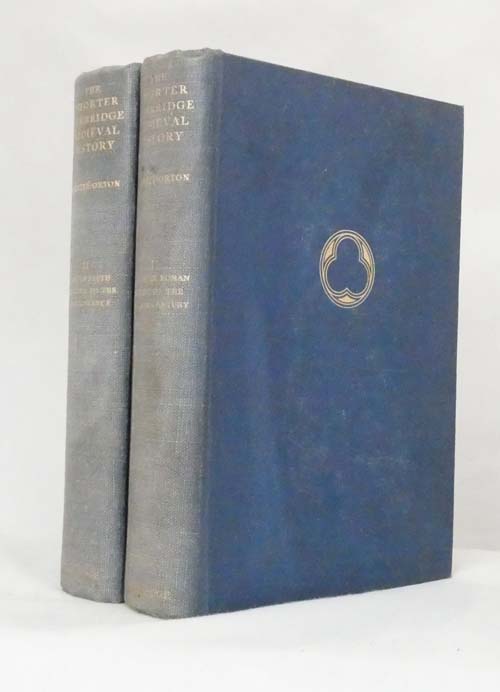 The Shorter Cambridge Medieval History [2 Volumes]. Vol I: The Later Roman Empire to the Twelfth Century; Vol II: The Twelfth Century to the Renaissance.