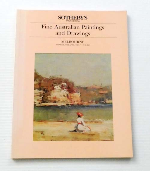 Sotheby's Fine Australian Paintings and Drawings Melbourne 6th April 1987