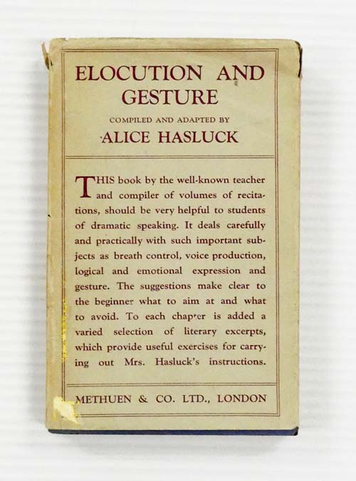 Elocution and Gesture