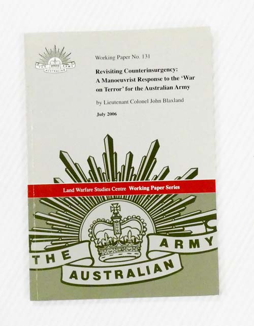 Revisiting Counterinsurgency: A Manoeuvrist Response to the 