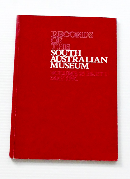 Li-Maramaranja: Yanyuwa Hunters of Marine Animals in the Sir Edward Pellew Group, Northern Territory [contained in] Records of the South Australian Museum Volume 25 Part 1 May 1991