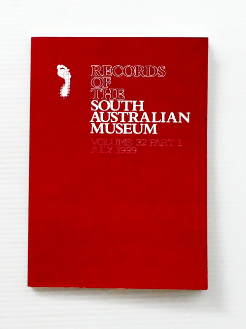 Records of the South Australian Museum Volume 32 Part 1 July 1999